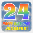 Search for twenty four stickers 24th birthday