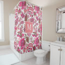Search for vintage floral shower curtains Pink