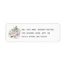 Search for bridal bouquet return address labels Elegant