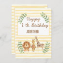Search for jungle safari birthday cards Watercolor