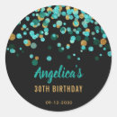 Search for black and teal stickers Birthday