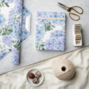 Search for hydrangea flowers wrapping paper Watercolor