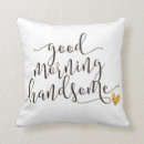 Search for good morning cushions Couple