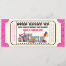 Search for vintage circus invitations Ticket