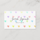 Search for tiny small business cards Pastel
