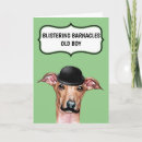Search for greyhound birthday cards From the dog