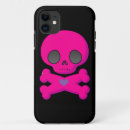 Search for skull and crossbones iphone cases Pink