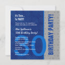 Search for silver 30th birthday invitations Blue