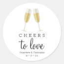 Search for toast wedding stickers Couple