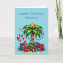 Search for palm tree birthday cards Sand
