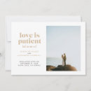 Search for love is patient but we are not Change of plans