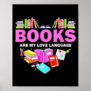 Search for love reading posters Heart design