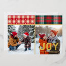 Search for country style christmas cards Buffalo plaid