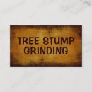 Search for stump grinding business cards Trees