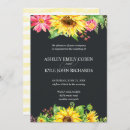 Search for sunflower background invitations Watercolor