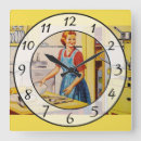 Search for vintage woman clocks Yellow