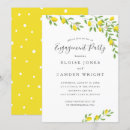 Search for yellow engagement party invitations Modern