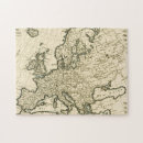 Search for historical european maps puzzles Continent