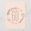 Search for fancy 60th birthday invitations 60 years old