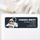 Search for rocket ship return address labels Birthday