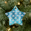 Search for letter p christmas tree decorations Initial