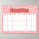 Search for blank calendars Pink
