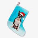 Search for boston terrier christmas stockings Xmas