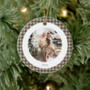 Search for plaid christmas tree decorations Vintage
