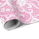 Search for lace wrapping paper White