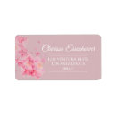 Search for cherry blossom return address labels Baby shower