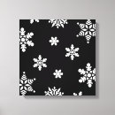 Search for snowflakes canvas prints Pattern