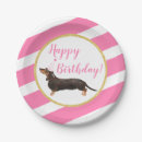 Search for dachshund paper plates Cute
