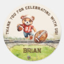 Search for football thank you stickers First year down