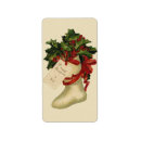 Search for holly berries return address labels Victorian