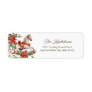 Search for rocking horse return address labels Vintage