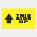 Search for this side up labels Yellow