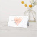 Search for pink place cards Heart