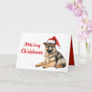 Search for german shepherd puppy christmas cards Dog