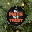 Search for funny math christmas tree decorations Teacher