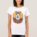 Search for llama tshirts Fluffy