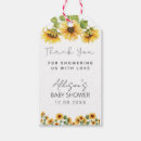 Search for sunflower thank you gift tags Yellow
