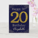 Search for 20th birthday cards Number 20
