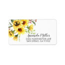 Search for summer party return address labels Flowers