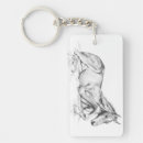 Search for horse lover key rings Black and white