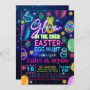 Search for easter egg hunt birthday invitations Glow in the dark
