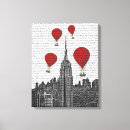 Search for building canvas prints Empire state building