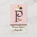 Search for initial p business cards Monogrammed