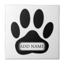 Search for dog paw print tiles Black