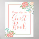 Search for guest book sign posters Floral