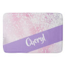 Search for purple glitter bath mats Pink